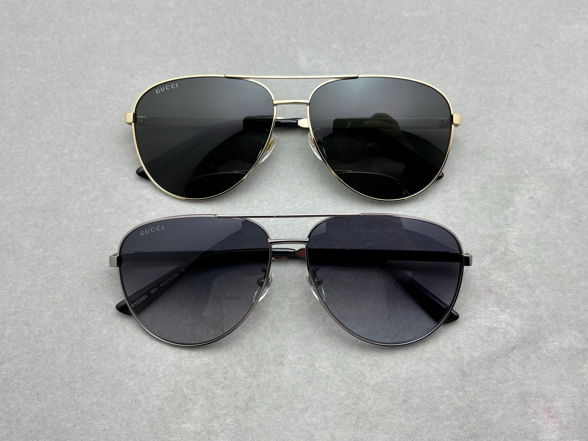 2025年當季新品 GUCCI 男女款太陽眼鏡 size：63-14-150