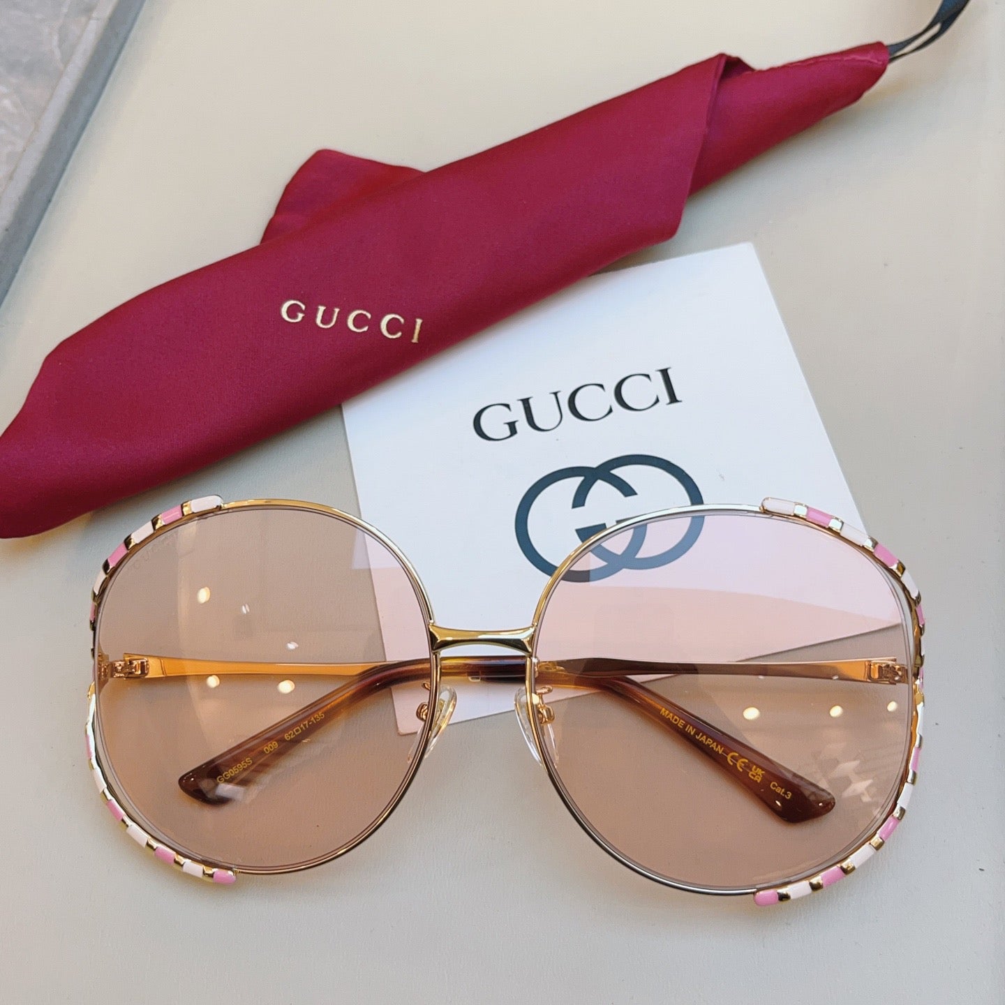 GUCCI GG0595 墨鏡 size：64口17-135