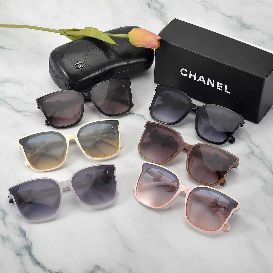 CHANE 蝴蝶结新款 ：CH9182Q SIZE：62口19-145 太陽鏡