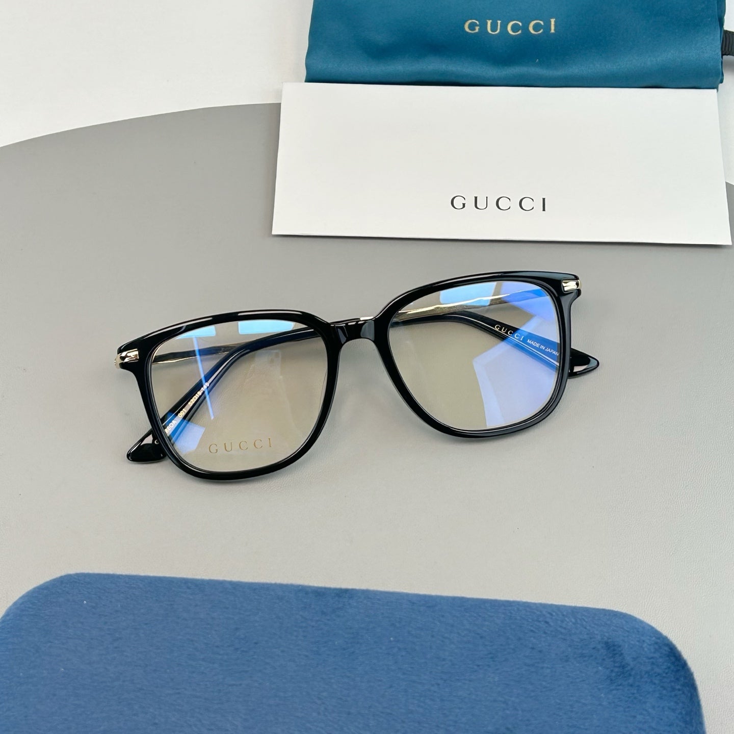 GUCCI GG1986OA SIZE：52口19-145 竹節鏡腿