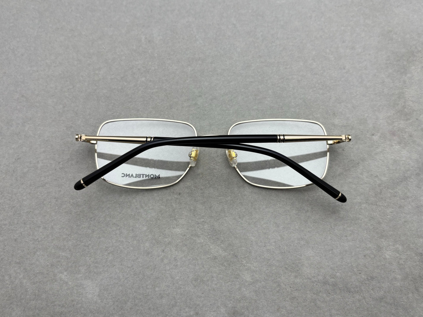 正品 MONT BLANC 男女商務款眼鏡 新品 size：55-18-145總寬143框高40