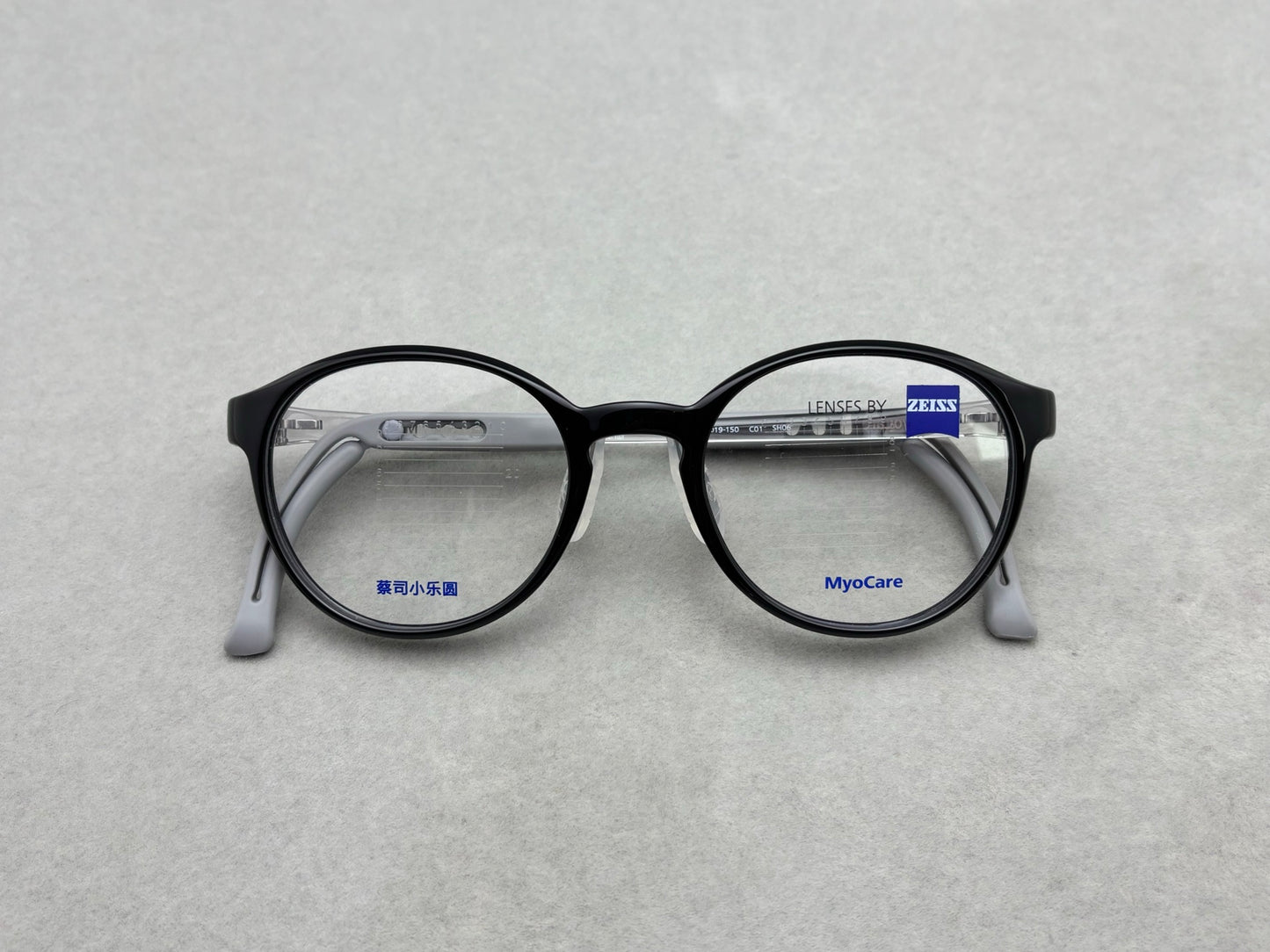 正品 ZEISS 兒童眼鏡 TX5鏡框 膠增高鼻托 可調式耳鉤長度 適用4-13歲 size：48-19-150