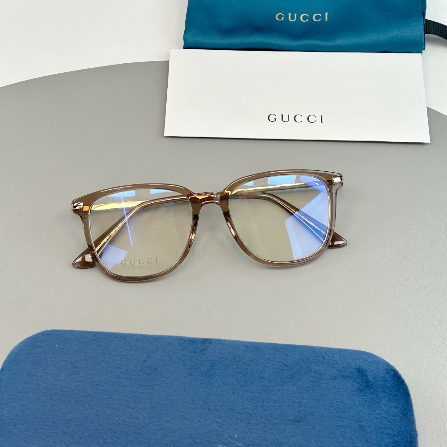 GUCCI GG1986OA SIZE：52口19-145 竹節鏡腿