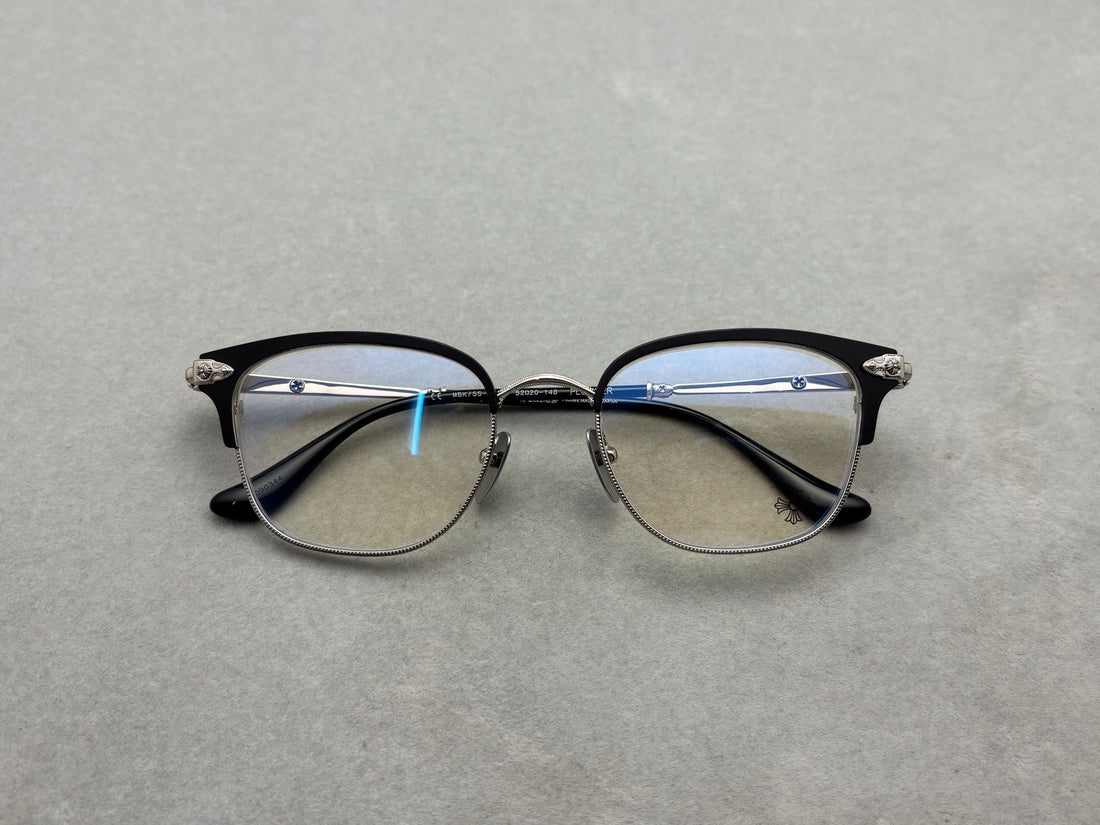 克羅心 男女眼鏡PLONKER 純鈦 925銀配件size：52-20-145總寬143框高44