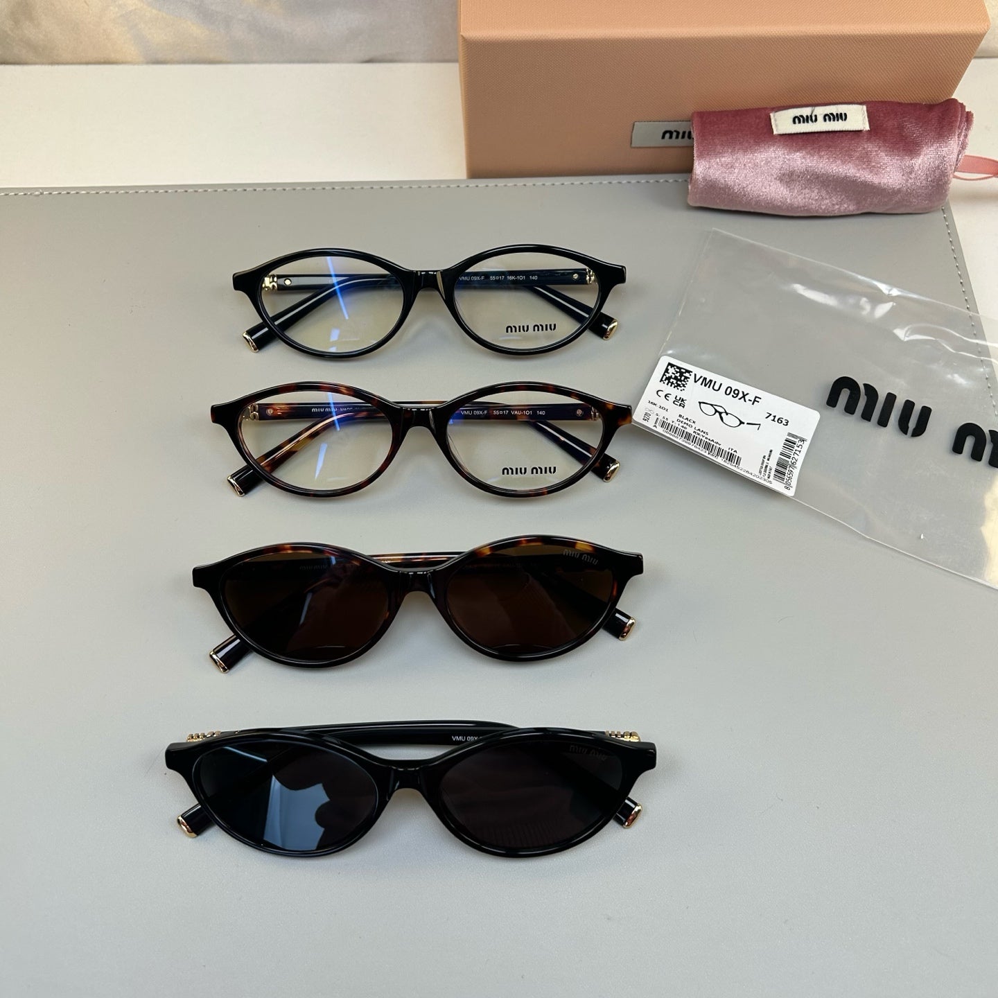 MiuMiu smu 09xv   size：53口16-145