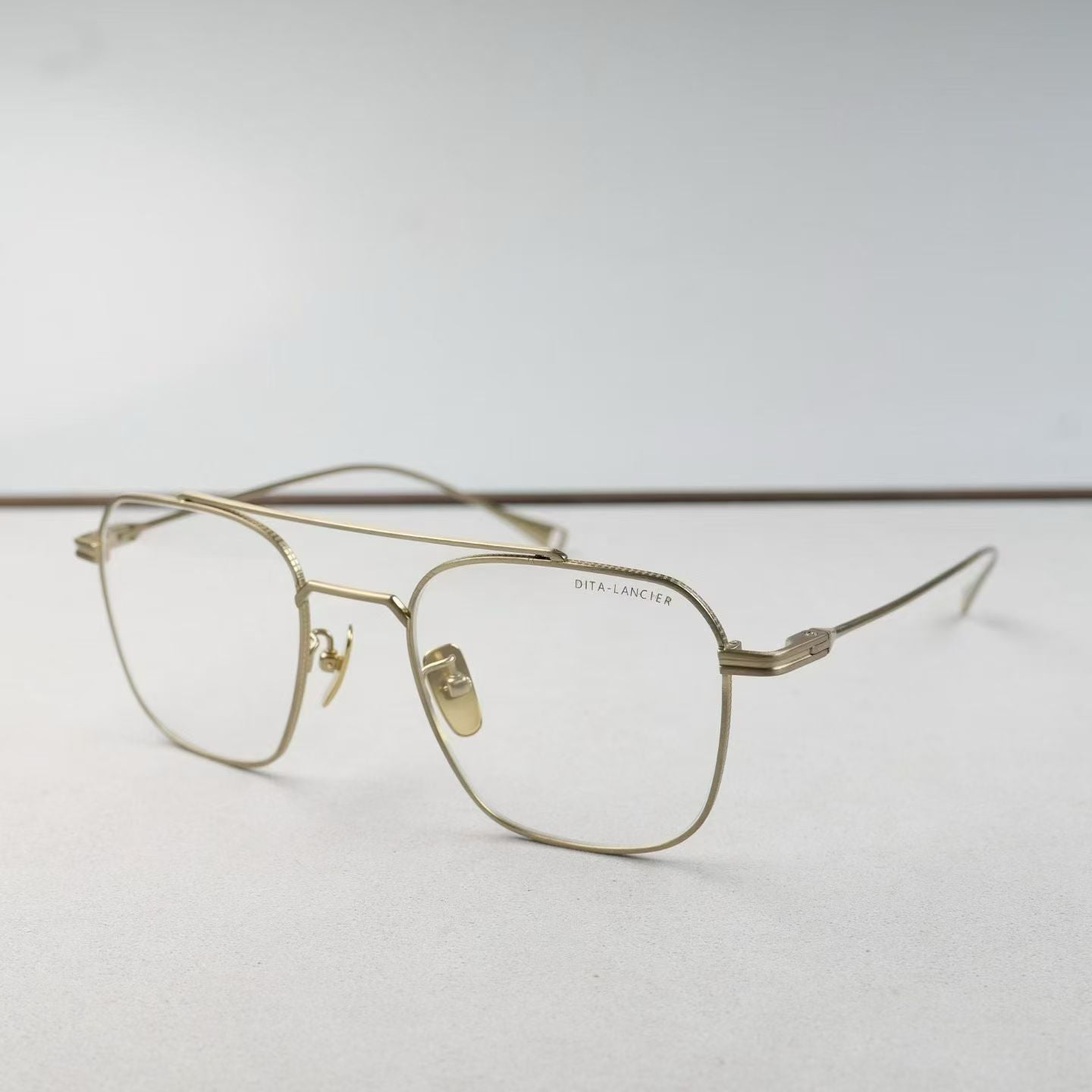 DITA眼镜 DLX118-A日 LANCIER 纯钛 尺码50-22-144