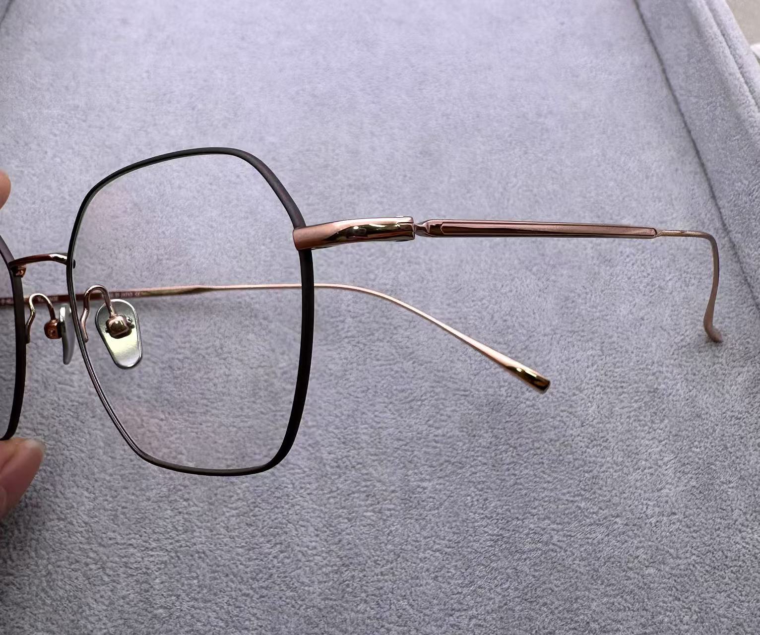 VINTAGE黃金眼鏡KV263 男女眼鏡框 尺寸51-19-148 重11