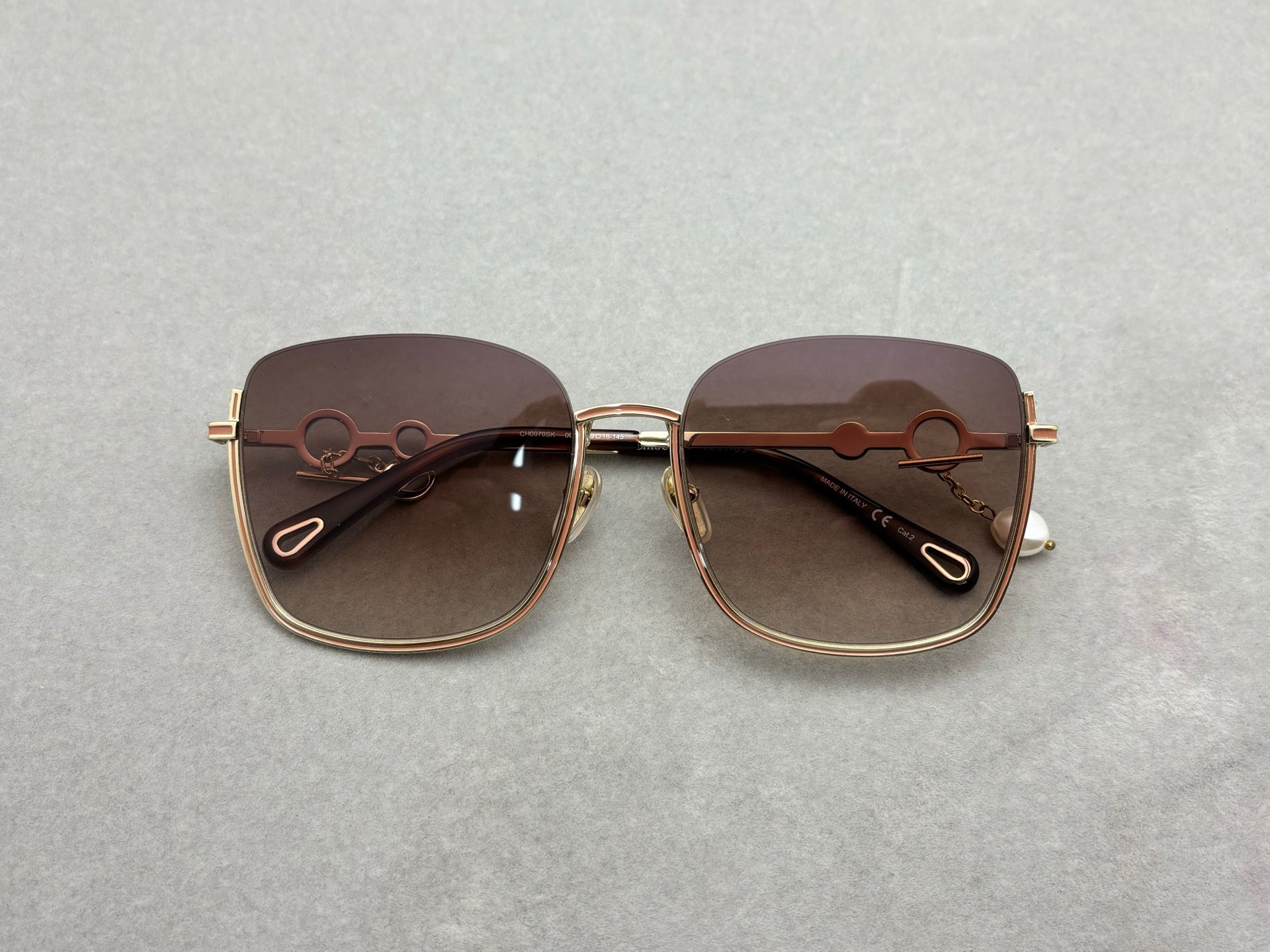 正品 Chloe 女款太陽眼鏡 新品 size：59-18-145