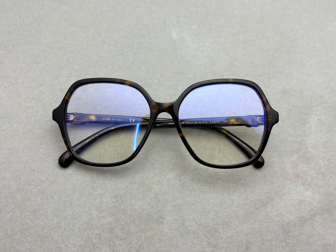 2025新品CHANEL 女款眼鏡size：54-16-140總寬138框高54