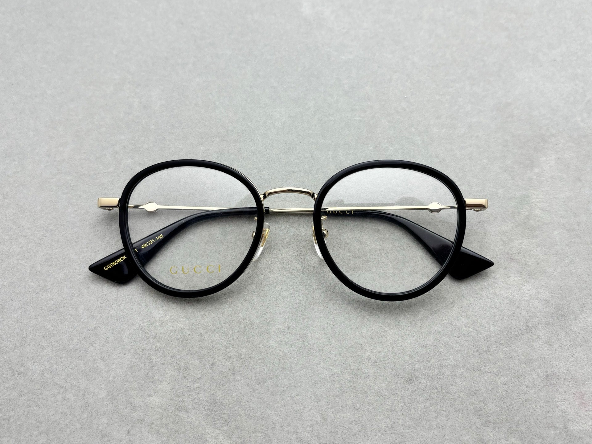 GUCCI 男女眼鏡 新品 GG0608OK size：49-21-145總寬138框高48