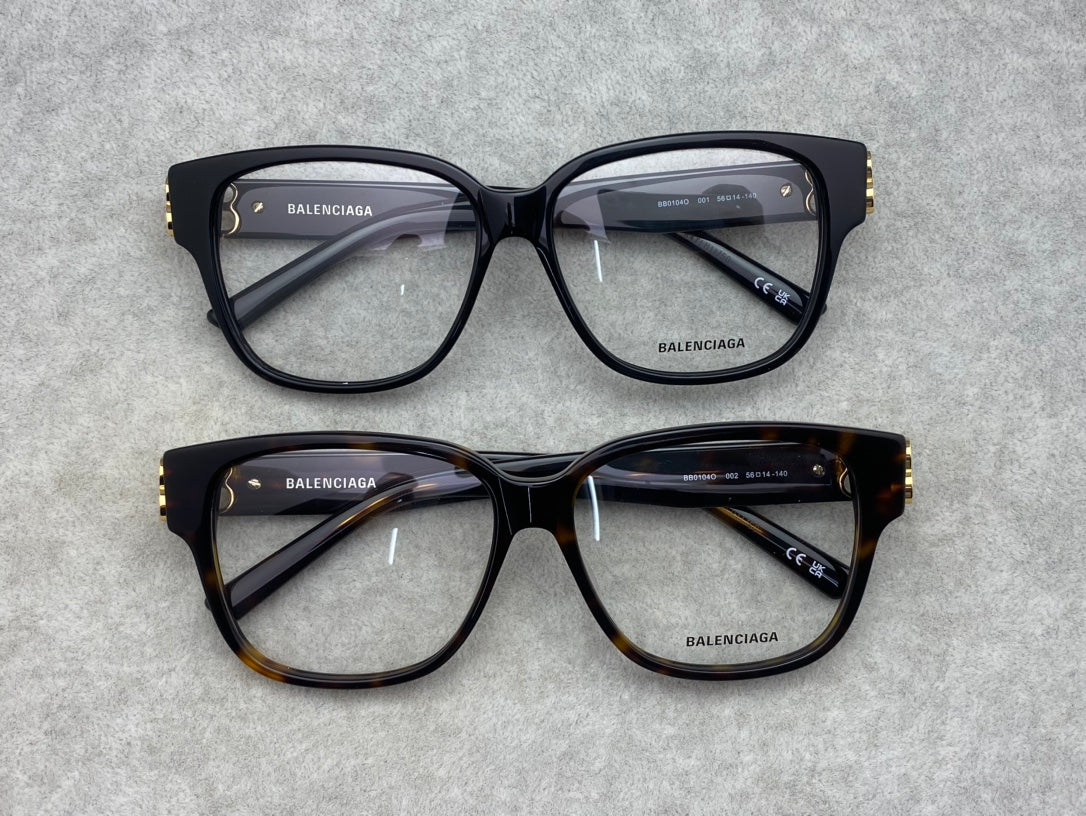BALENCIAGA BB0104O男女眼鏡 新品 size：56-14-140總寬143框高51