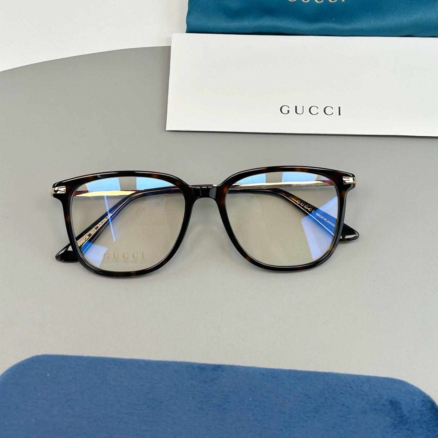 GUCCI GG1986OA SIZE：52口19-145 竹節鏡腿