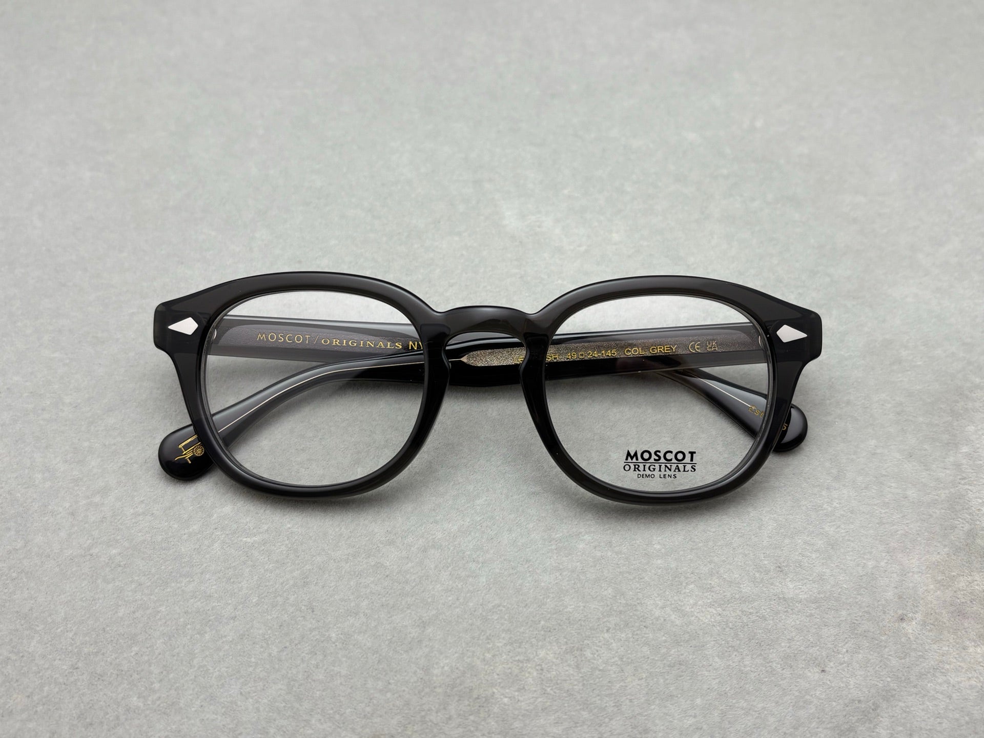 MOSCOT 男女款眼鏡框 size：49-24-145總寬143框高48