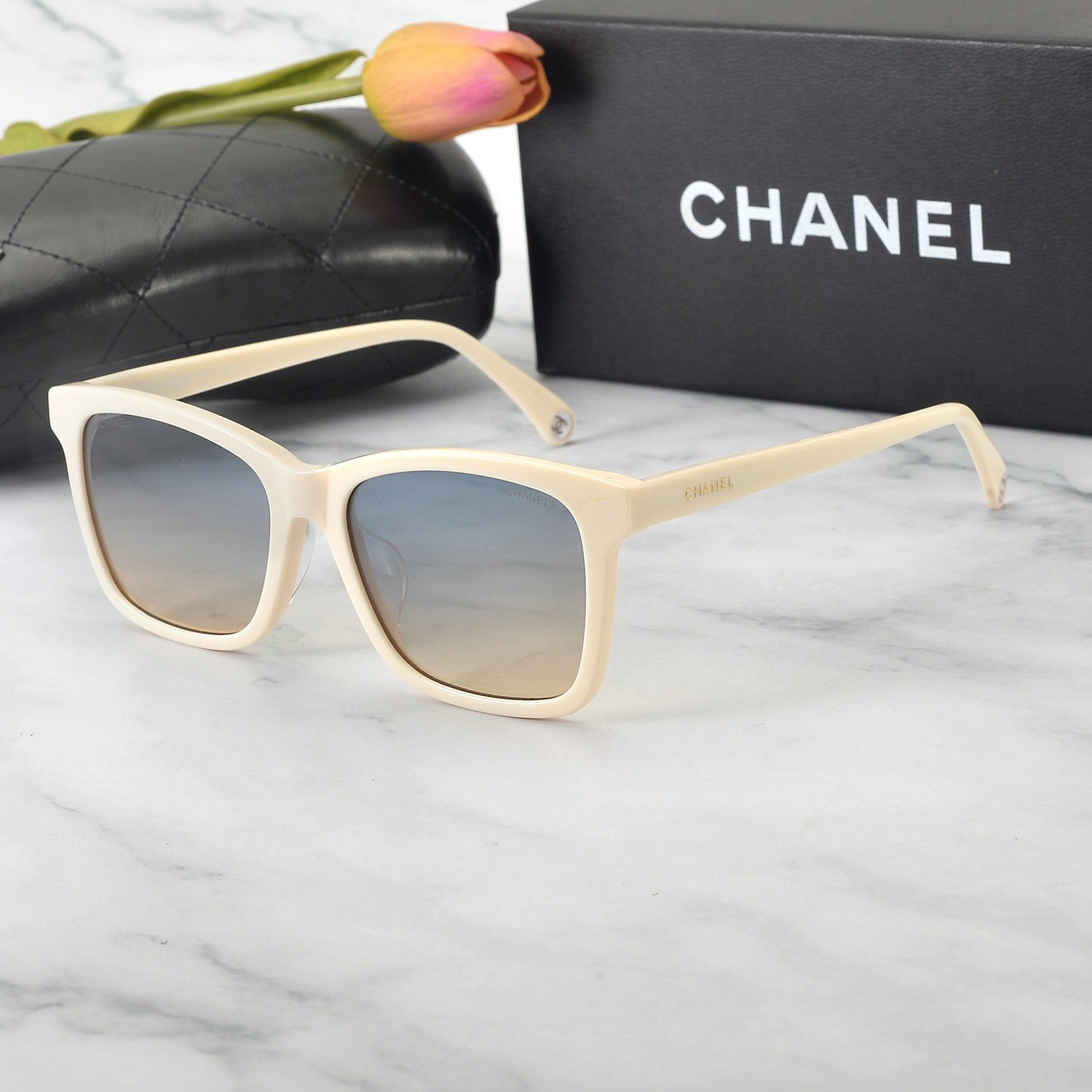 CHANEL 新款    CH5551U  SIZE 55-17-140 太陽鏡
