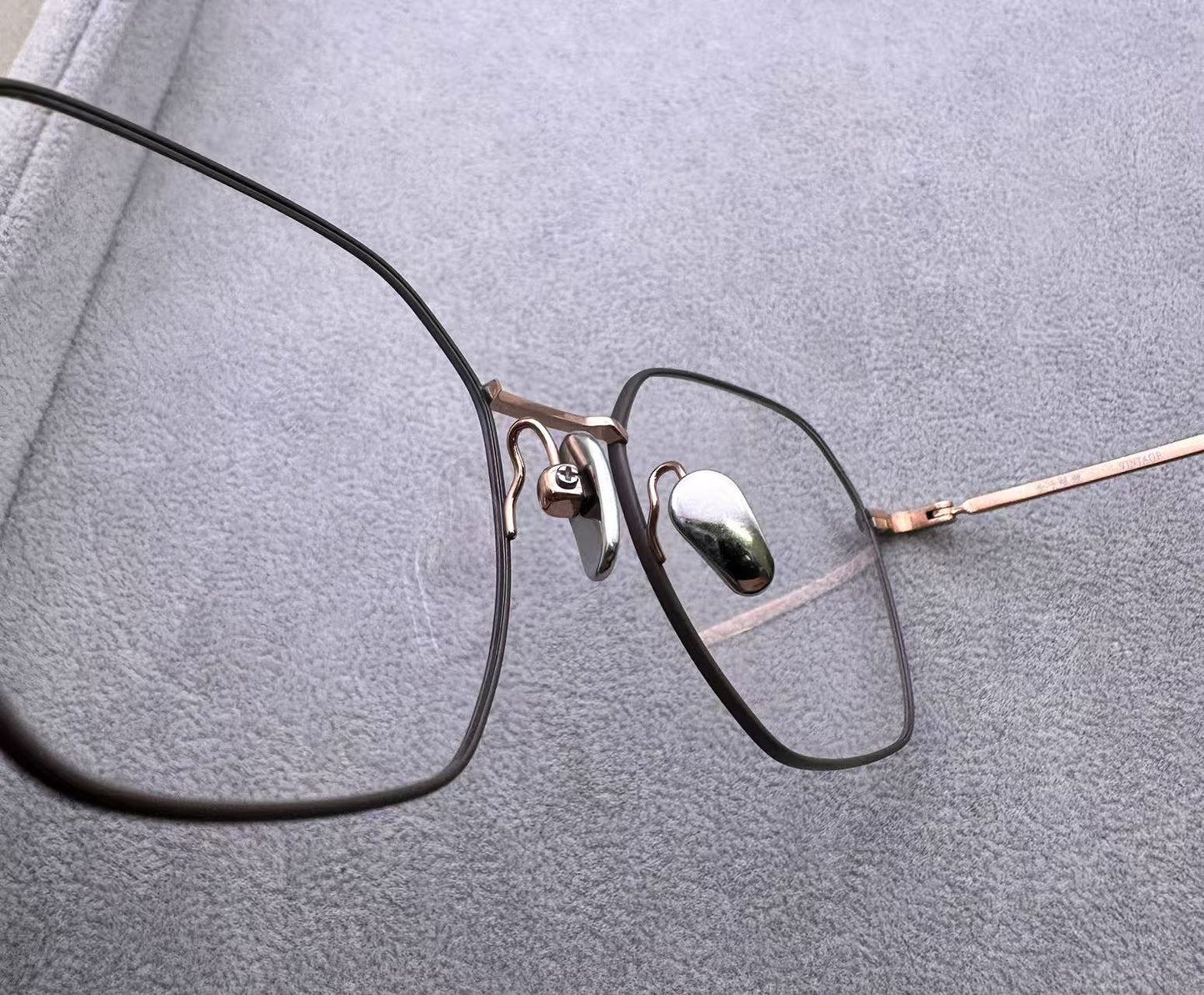 VINTAGE黃金眼鏡KV263 男女眼鏡框 尺寸51-19-148 重11
