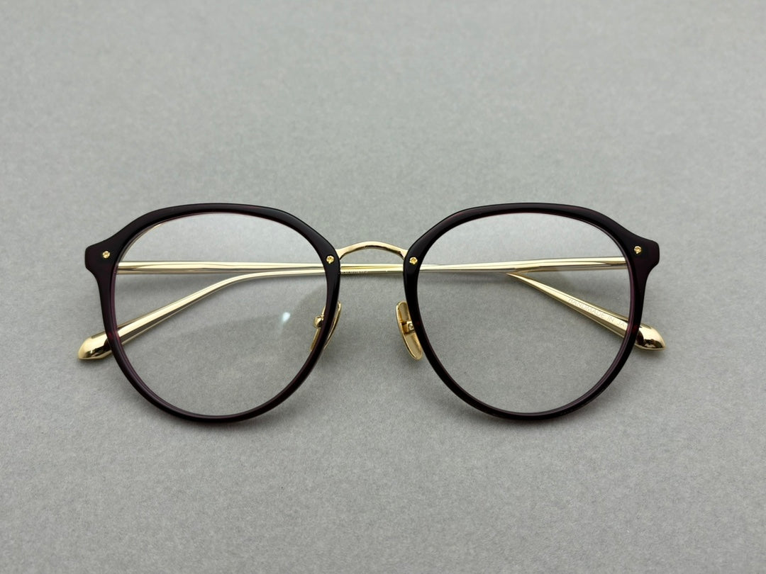 2025年新款LINDA FARROW x PUYI 聯名系列 男女眼鏡 size：52-20-145總寬143框高51重量20