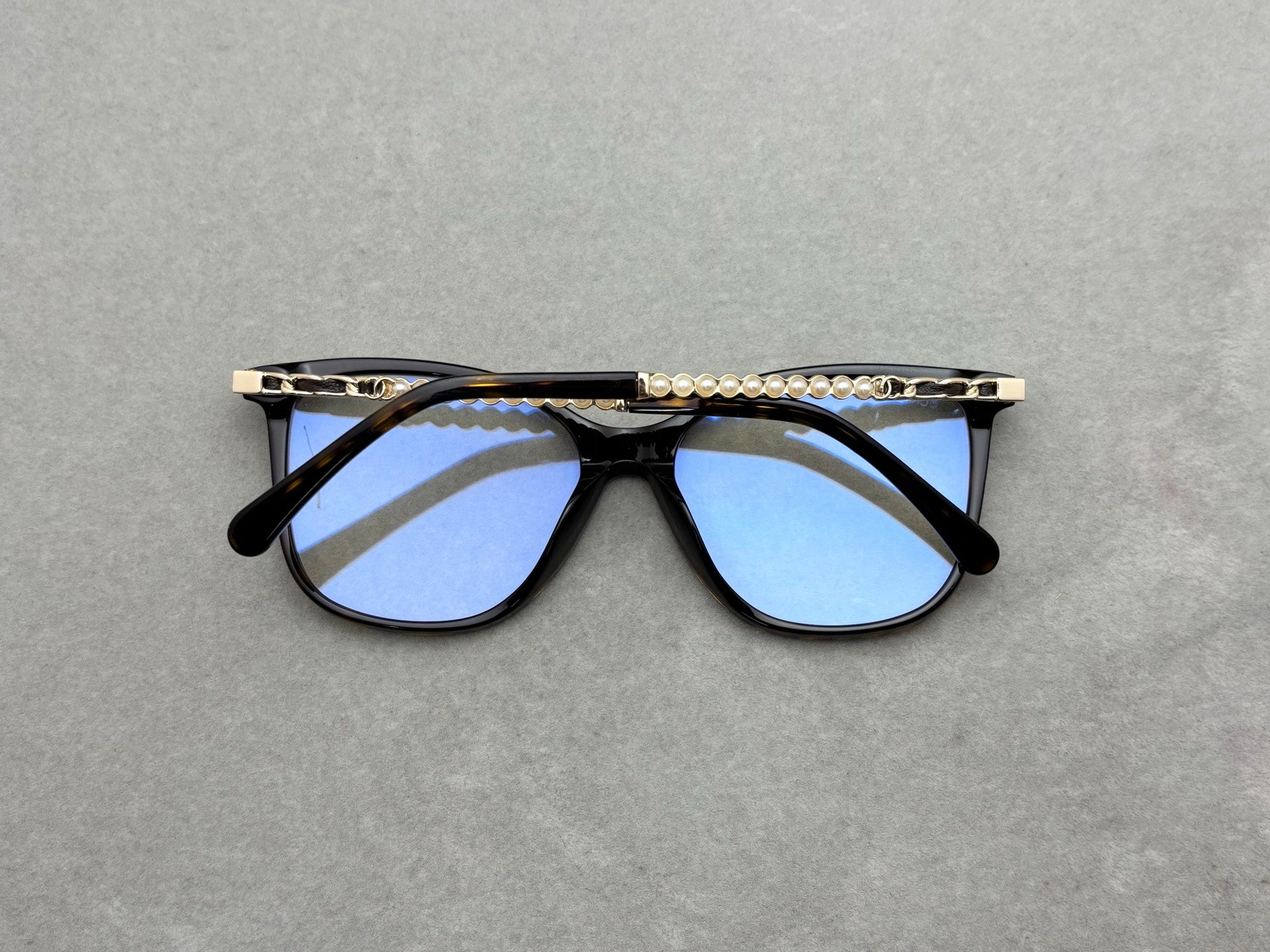 CHANEL 女款眼鏡 size：52-17-140總寬138框高49