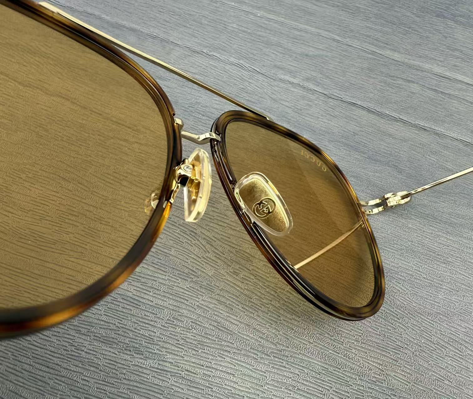 Gucci飛行員墨鏡男 太陽眼鏡GG1981S玳瑁色 尺寸56-15-145