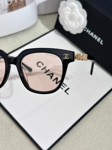CHANEL CH0748黑金茶