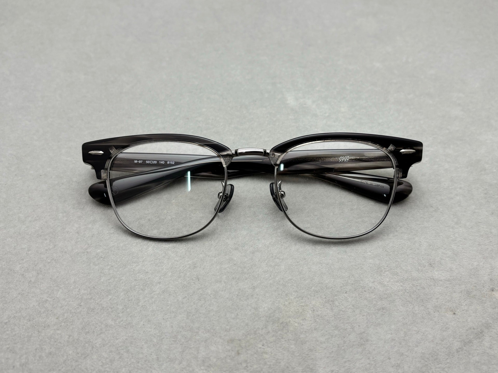 日本 999.9 M-97純鈦 size：50-20-140總寬145框高44