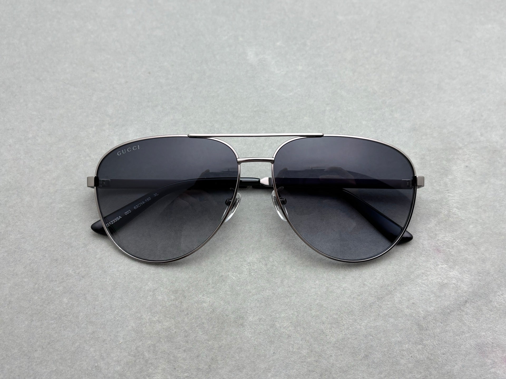 2025年當季新品 GUCCIGG1233SA男女太陽眼鏡 size：63-14-150