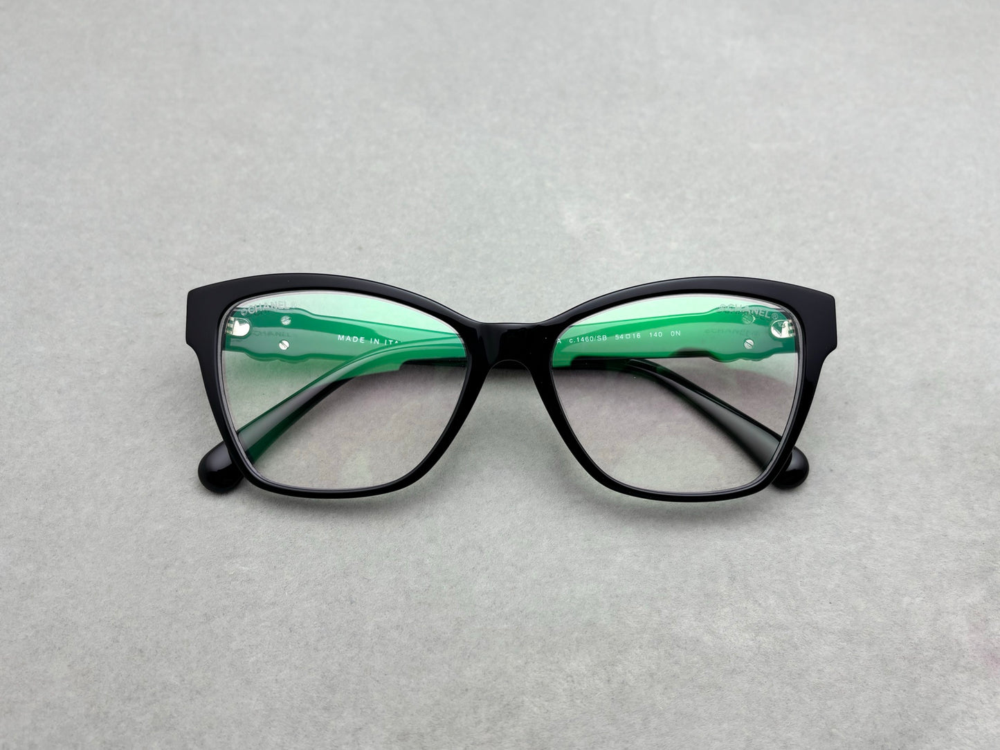 CHANEL 女款眼鏡 size：54-16-140總寬138框高48