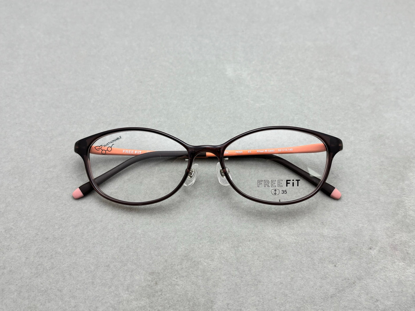 日本FREE FiT 女款眼鏡 size：52-16-140總寬138框高39