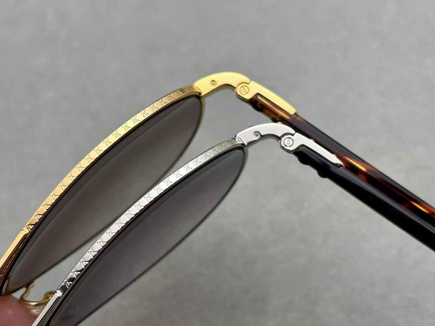 LV 男女款太陽眼鏡 金屬鍍18K金