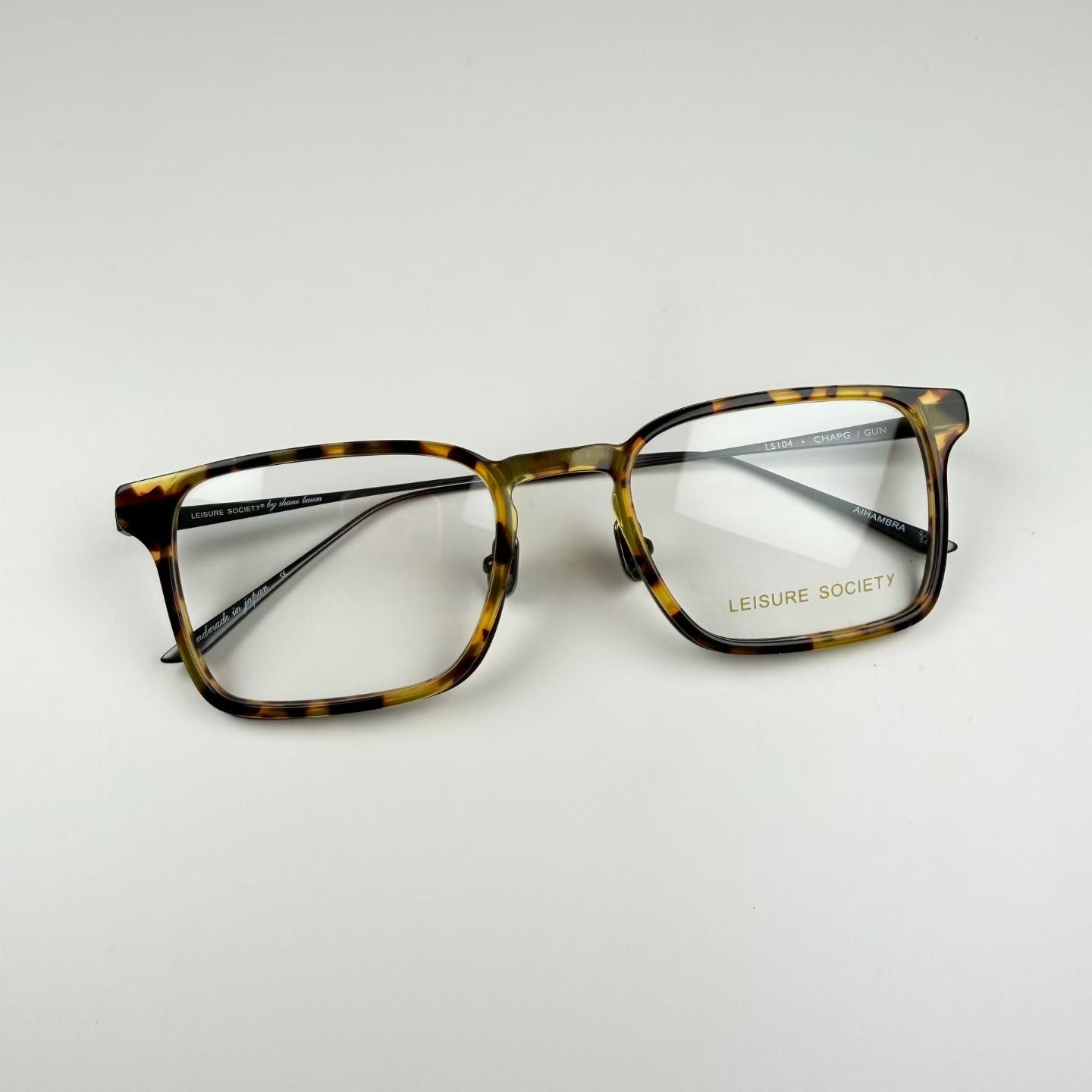 新款LEISURE SOCIETY 男女眼鏡 size：52-19-145總寬142框高45