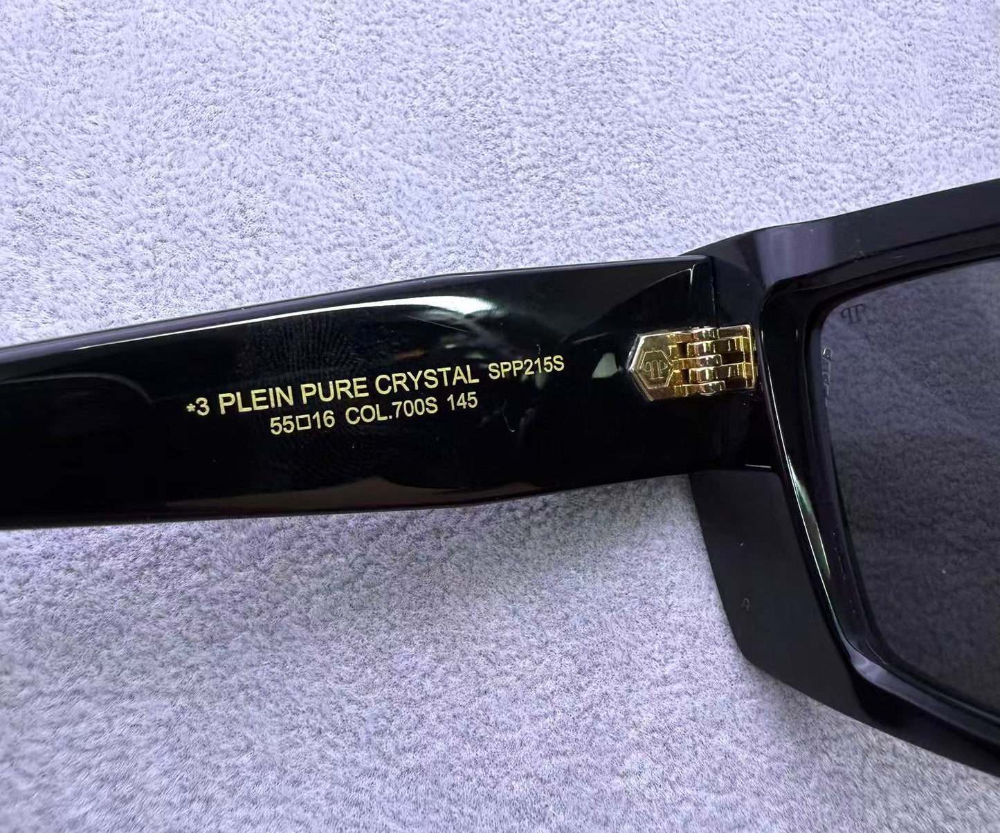 Philipp Plein女貓眼太陽眼鏡 size：55-16-150 灰色鏡片