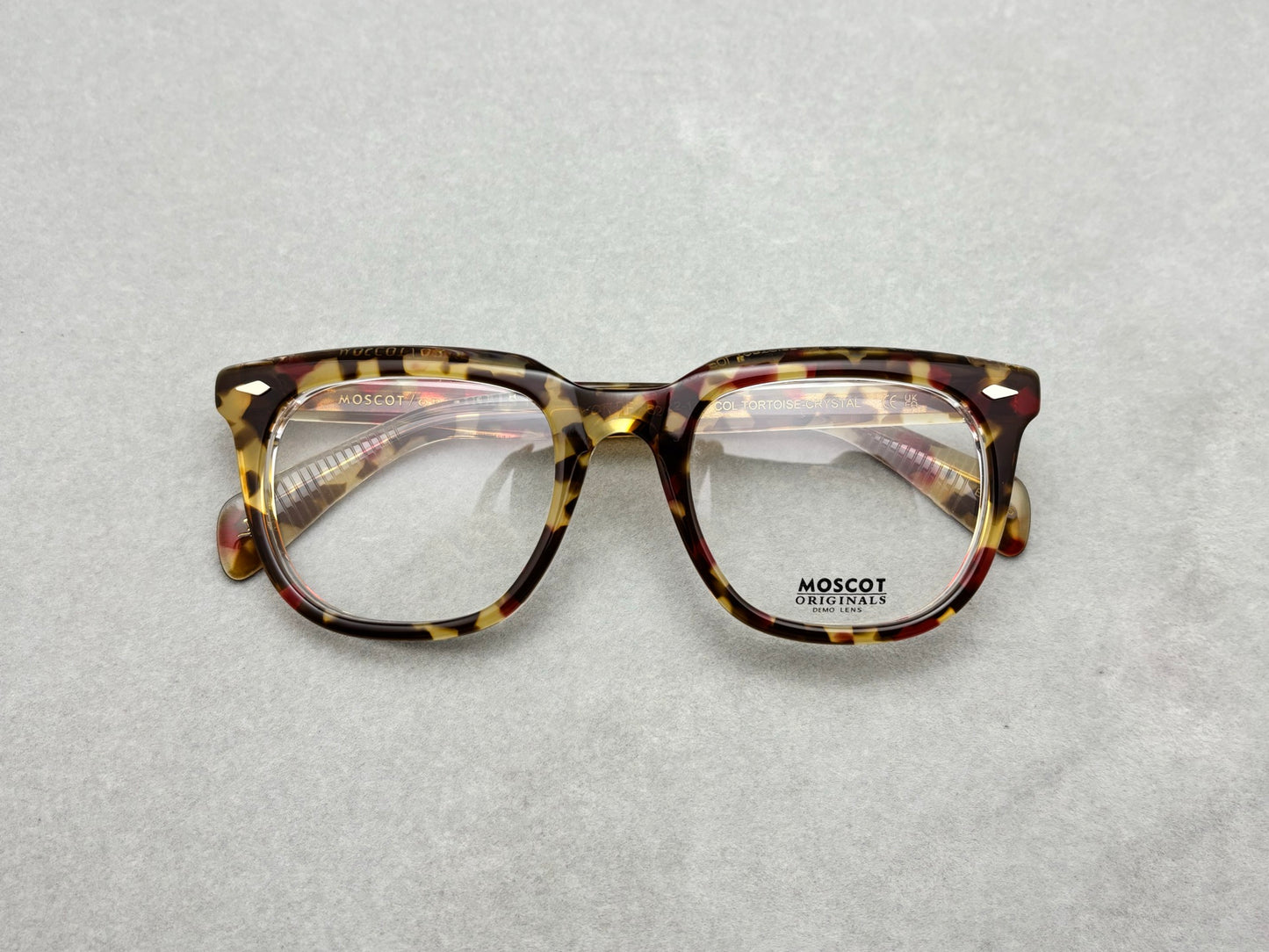 MOSCOT 男女款眼鏡 size：52-22-148總寬145框高51
