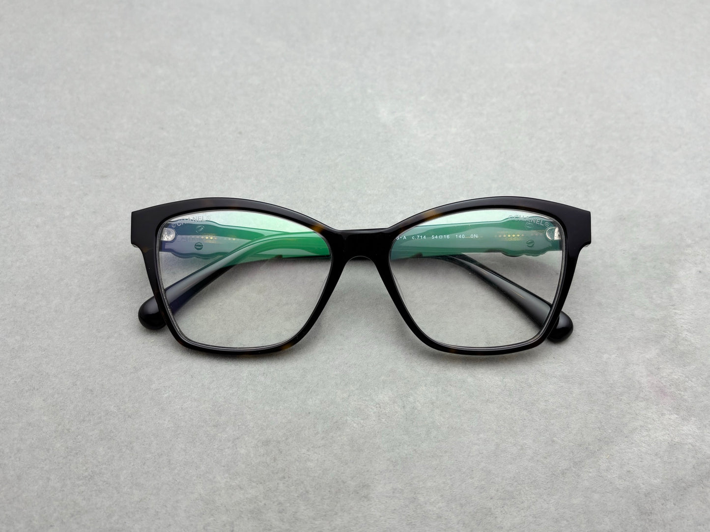 CHANEL 女款眼鏡 size：54-16-140總寬138框高48