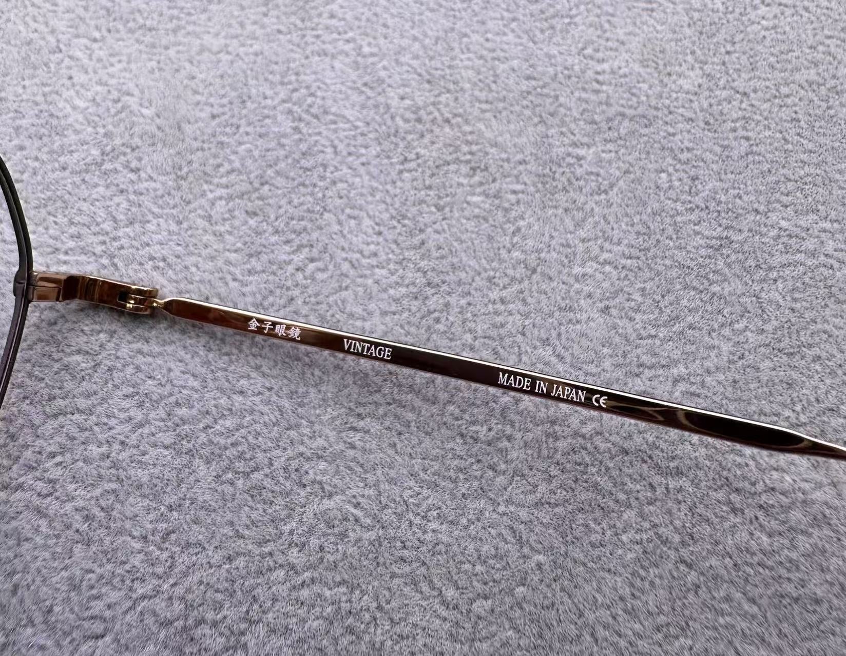 VINTAGE黃金眼鏡KV263 男女眼鏡框 尺寸51-19-148 重11