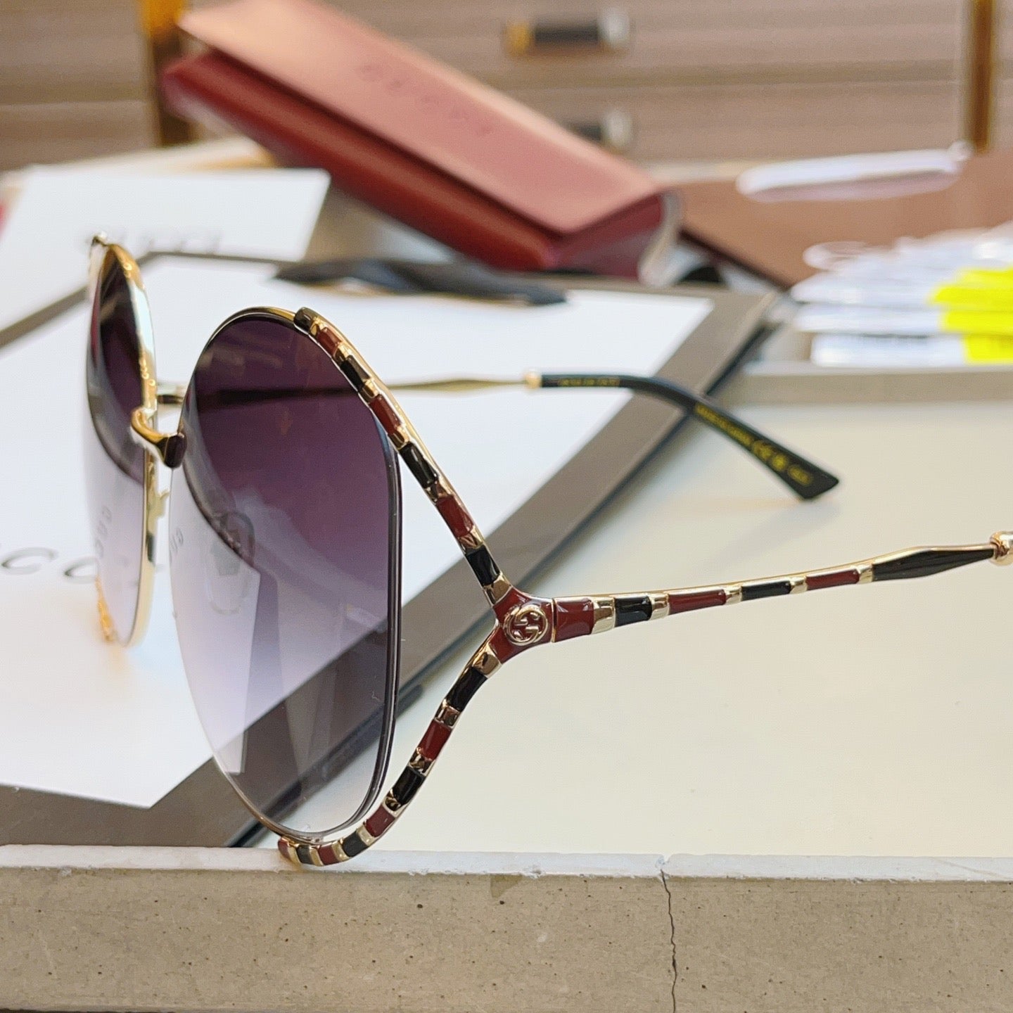 GUCCI GG0595 size：64口17-135 太陽鏡