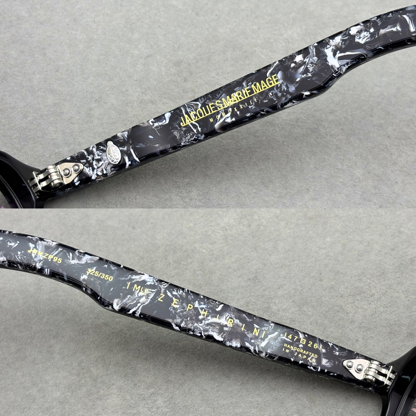 日本手工品牌 JACOUESMARIE MAGE size：47-26-145總框145框高47