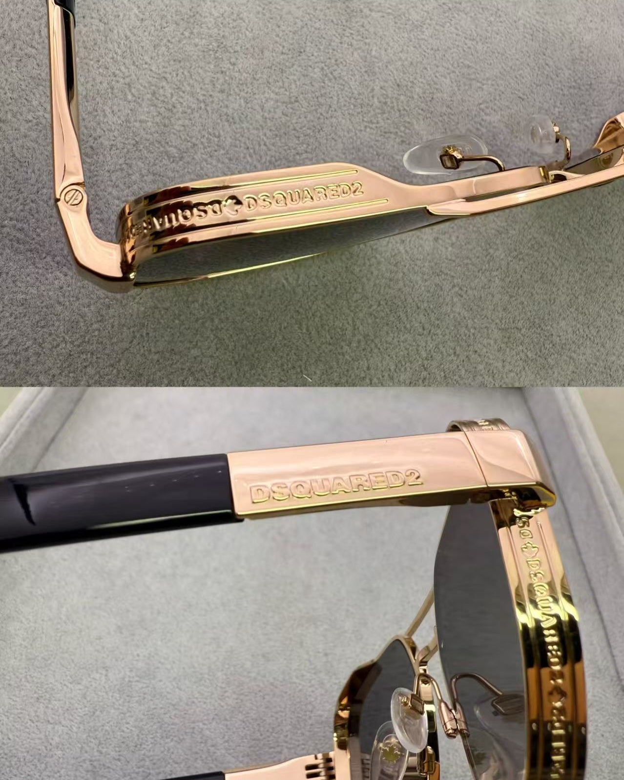 DSQUARED2 男金屬太陽眼鏡 SIZE 58-17-140