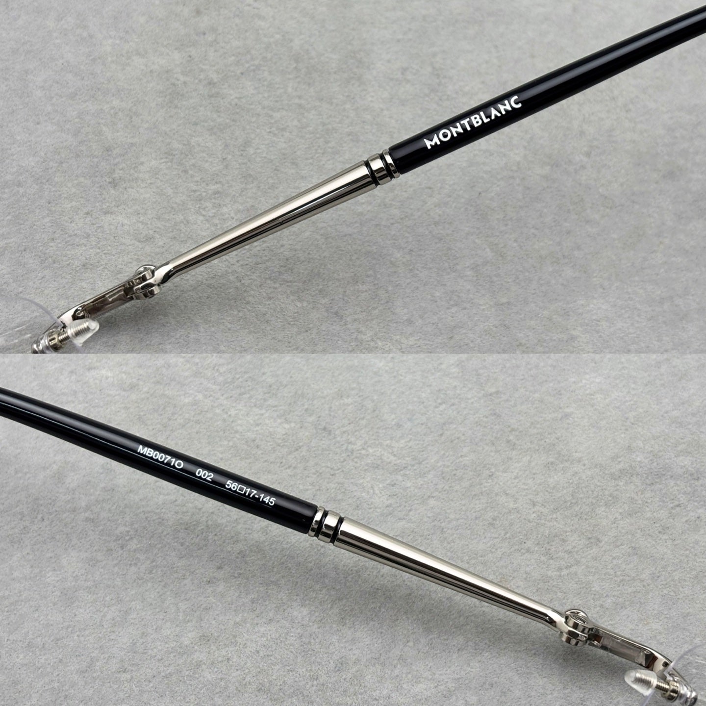 正品 MONT BLANC 男女商務款眼框 新品 size：56-17-145總寬145框高39