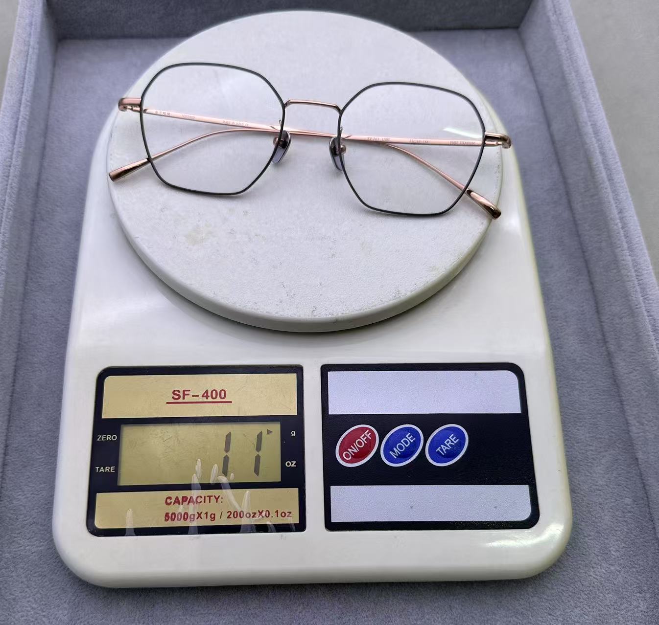 VINTAGE黃金眼鏡KV263 男女眼鏡框 尺寸51-19-148 重11