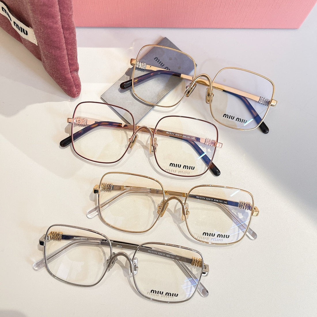 MIU MIU   MU 51YV SIZE：53口17-140