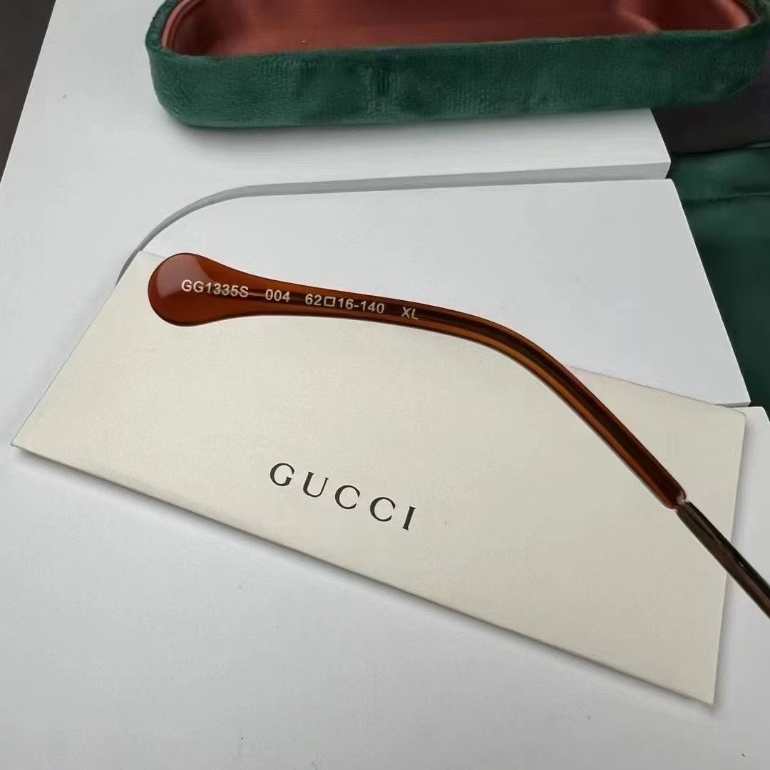 GUCCI 大框墨 男女同款 GG1335S 尺寸62-16-140