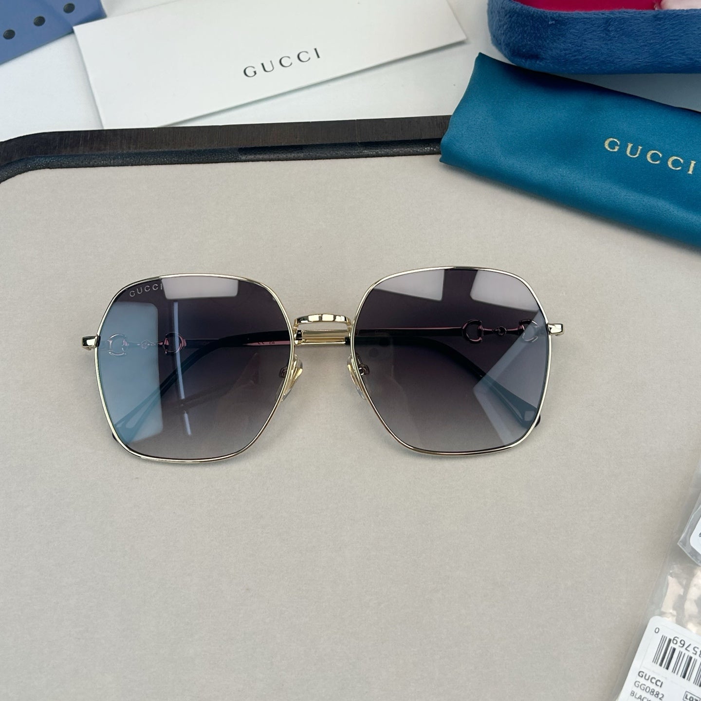 GUCCI   马衔扣系列金属墨镜 GG0882 58-18-145