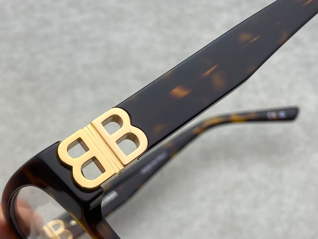 BALENCIAGA BB0104O男女眼鏡 新品 size：56-14-140總寬143框高51