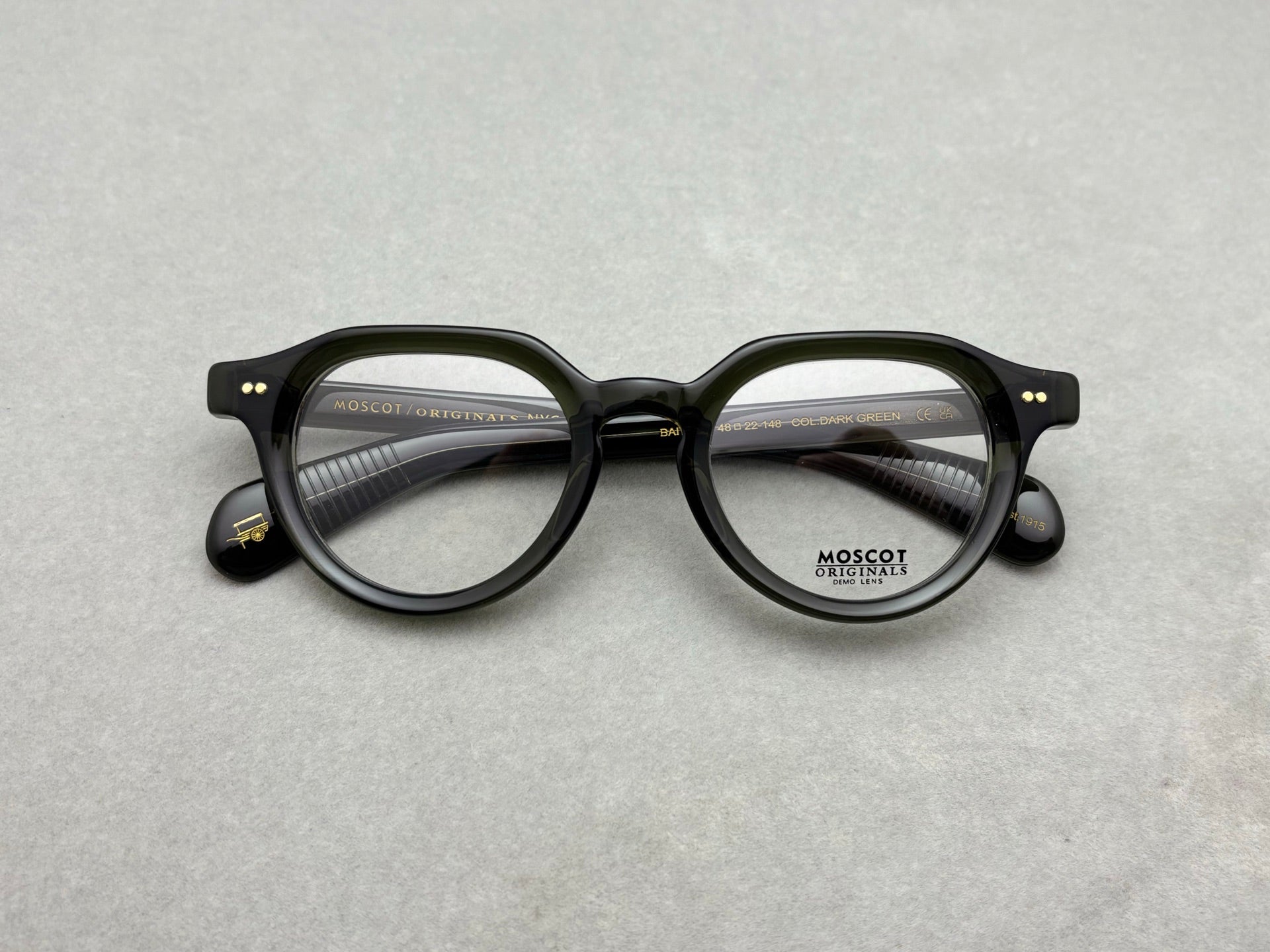 MOSCOT 男女款眼鏡 size：48-22-148總寬145框高48