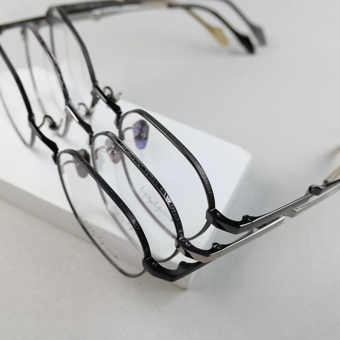 全新Yohji Yamamoto 山本耀司19-0091 純鈦眼鏡 尺寸 50口21-140