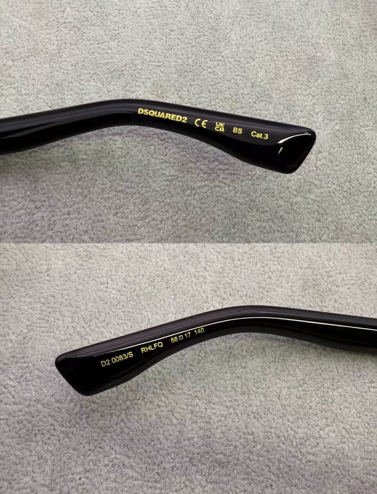 DSQUARED2 男金屬太陽眼鏡 SIZE 58-17-140