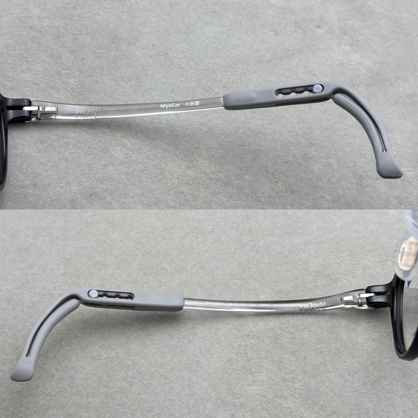 正品 ZEISS 兒童眼鏡 TX5鏡框 膠增高鼻托 可調式耳鉤長度 適用4-13歲 size：48-19-150