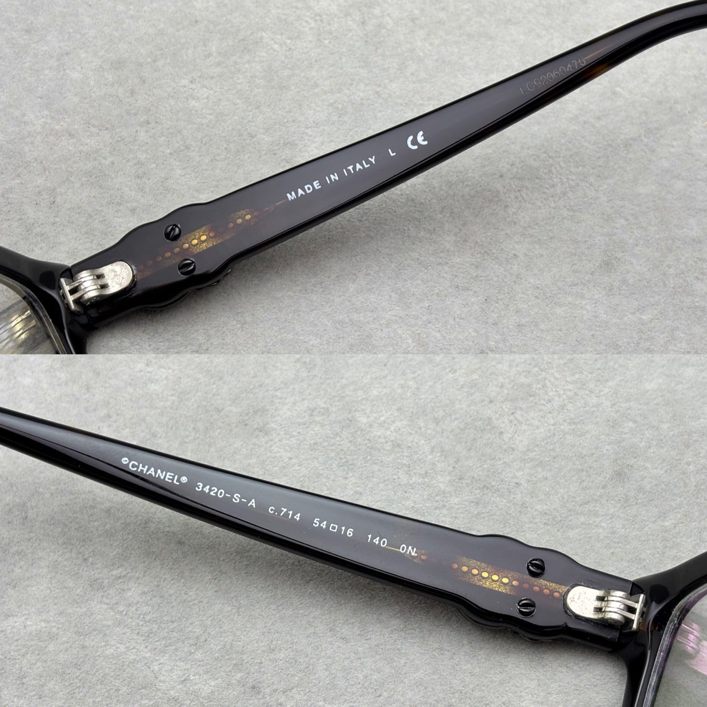 CHANEL 女款眼鏡 size：54-16-140總寬138框高48