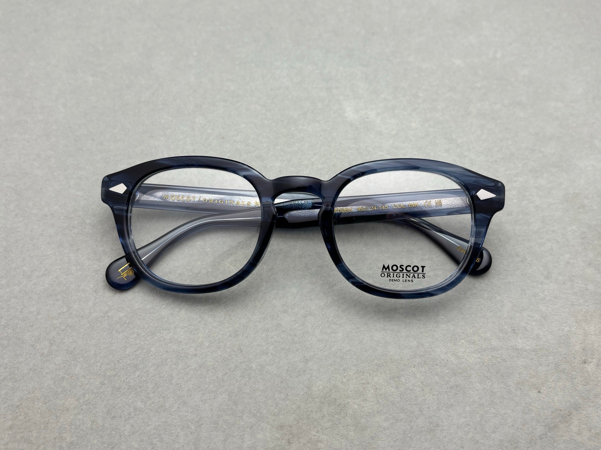 MOSCOT 男女款眼鏡框 size：49-24-145總寬143框高48