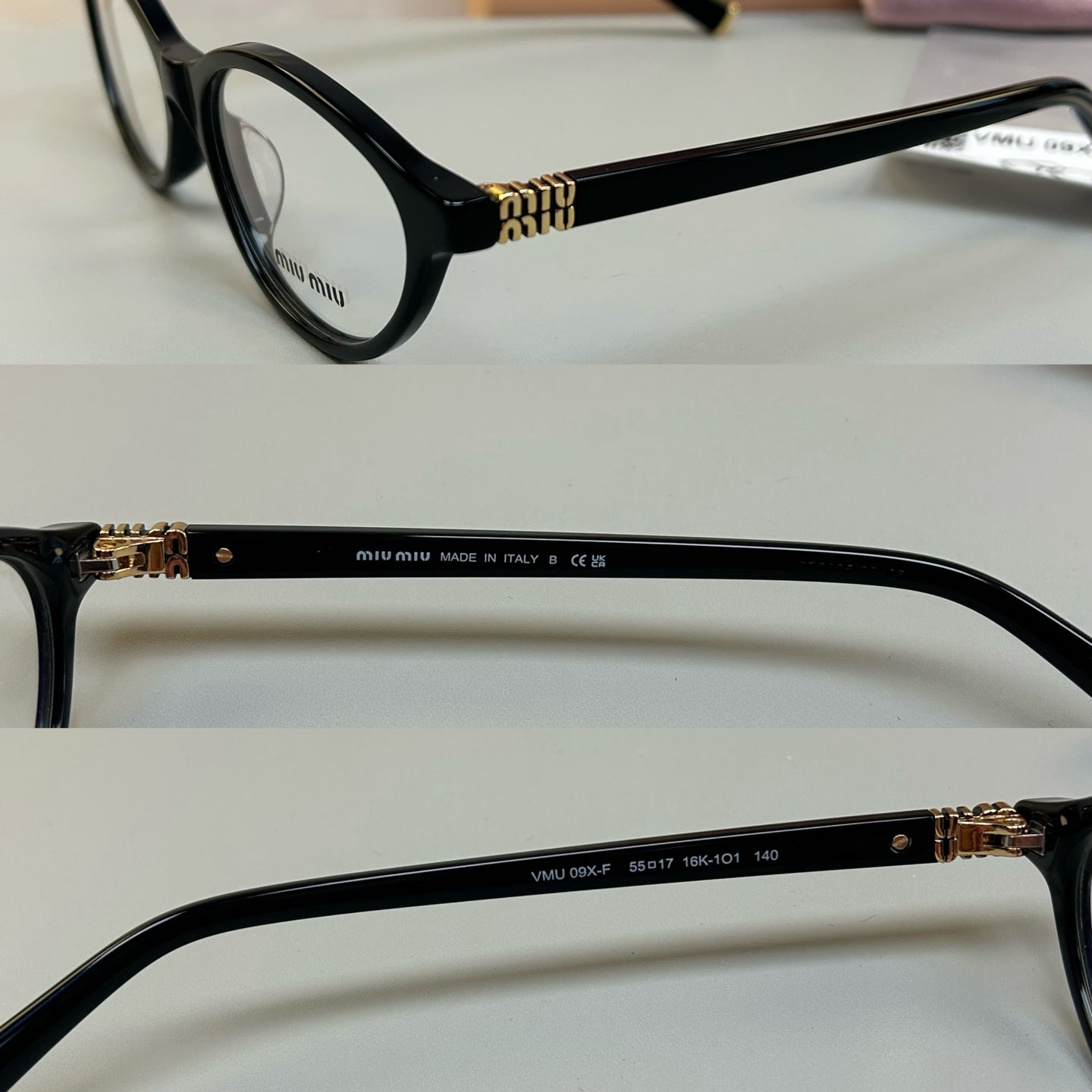 MiuMiu smu 09xv   size：53口16-145