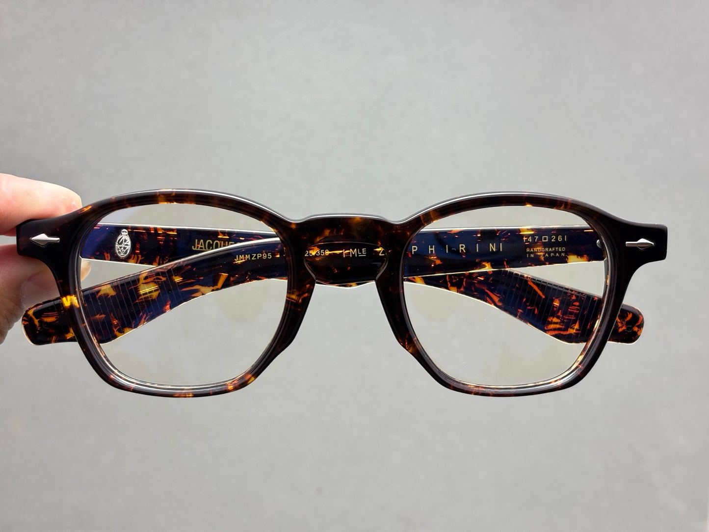 日本手工品牌 JACOUESMARIE MAGE size：47-26-145總框145框高47